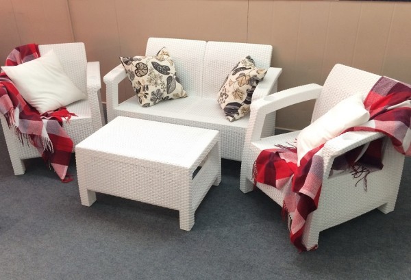 Комплект Yalta Terrace Set белый купить в Нижнем Тагиле