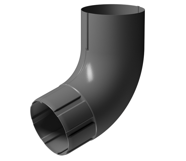 Колено 72° D90 Döcke STAL PREMIUM Графит, (RAL 7024) купить в Нижнем Тагиле