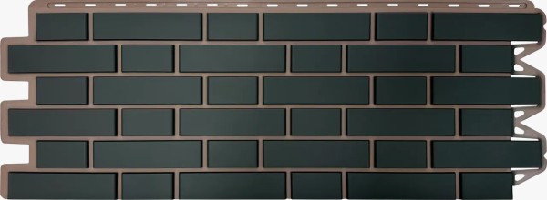 Фасадная панель Альта-Профиль, Кирпич Клинкерный, Графит купить в Нижнем Тагиле
