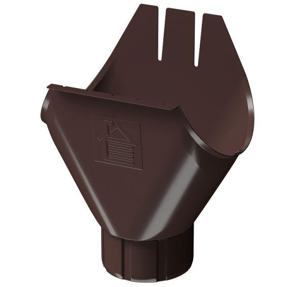 Воронка желоба D125 Döcke STAL PREMIUM Шоколад, (RAL 8019) купить в Нижнем Тагиле