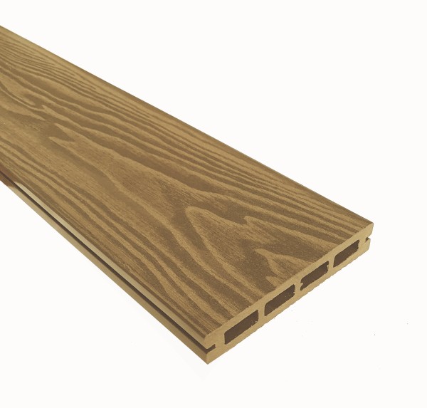 Террасная доска из ДПК Terrapol Смарт 3D Пустотелая с пазом Дуб Севилья купить в Нижнем Тагиле