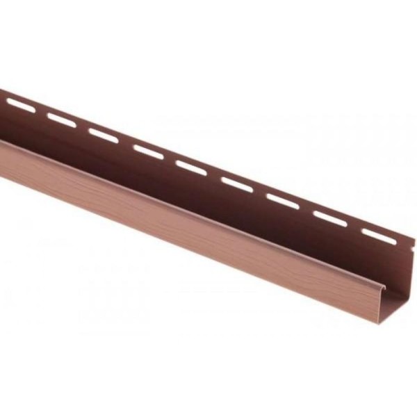 J-профиль Люкс Крашенный, T-15, ВН, Красно-коричневый купить в Нижнем Тагиле