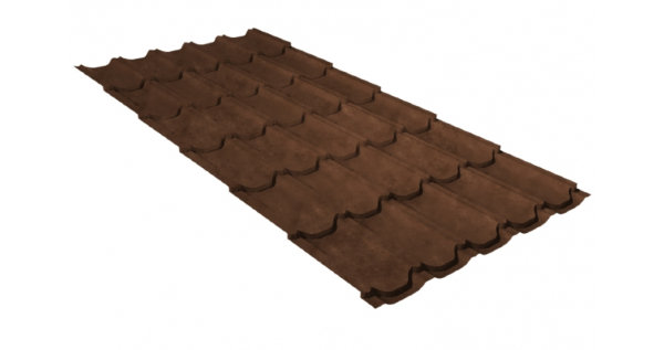 Металлочерепица квинта плюс 0,45 Safari Twincolor Brown купить в Нижнем Тагиле