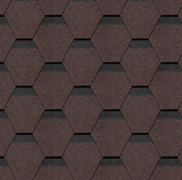 Гибкая черепица Docke, коллекция Шеффилд – Корица купить в Нижнем Тагиле