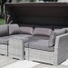 Диван-Трансформер AFINA плетеный из иск. ротанга AFM-320G Grey купить в Нижнем Тагиле