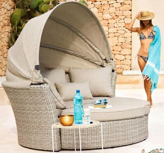 Диван-Трансформер AFINA плетеный из иск. ротанга AFM-325 Beige купить в Нижнем Тагиле