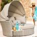 Диван-Трансформер AFINA плетеный из иск. ротанга AFM-325 Beige купить в Нижнем Тагиле