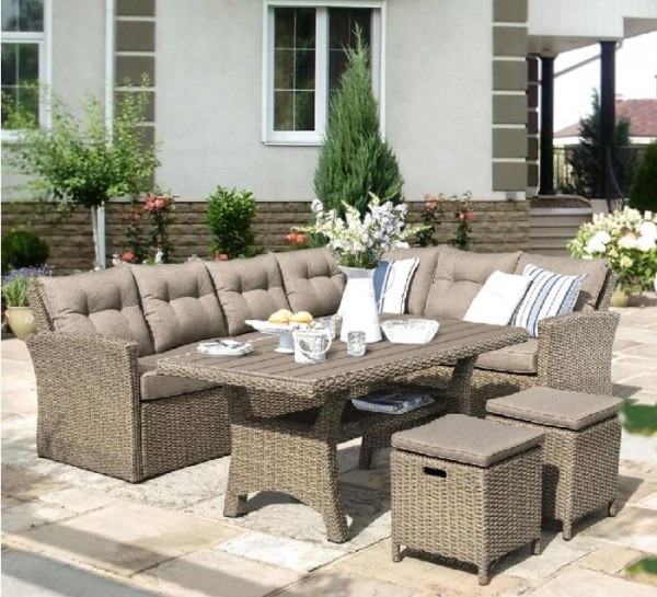 Комплект мебели AFINA плетеной из иск. ротанга AFM-307B Beige купить в Нижнем Тагиле