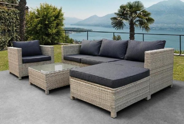 Комплект мебели AFINA плетеной из иск. ротанга YR821G Grey/Grey купить в Нижнем Тагиле