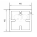 Столб SEQUOIA Evolution 3D WOOD BROWN купить в Нижнем Тагиле