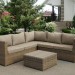 Комплект мебели AFINA плетеной из иск. ротанга YR825B Beige купить в Нижнем Тагиле