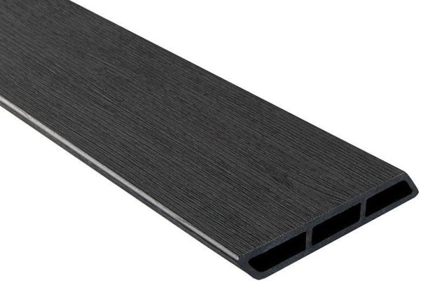 Доска Ромбус 3D ДПК Outdoor STORM BLACK черная купить в Нижнем Тагиле