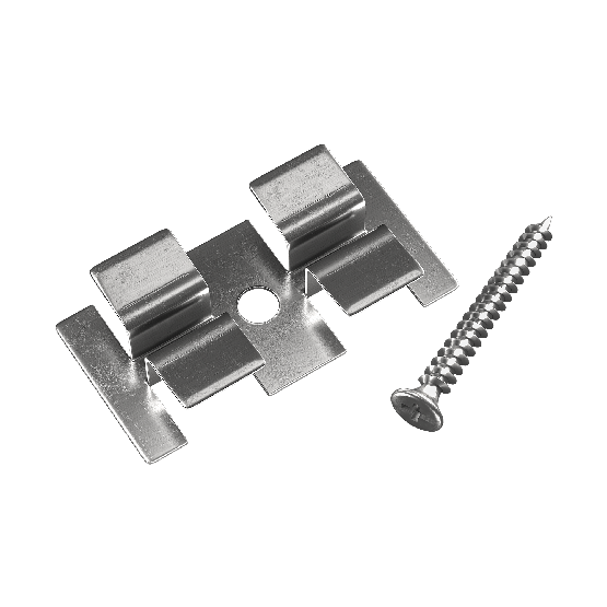 Клипса с саморезом, Grinder шовный монтаж 5 mm купить в Нижнем Тагиле
