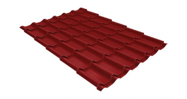 Металлочерепица классик 0,5 Satin RAL 3011 коричнево-красный купить в Нижнем Тагиле