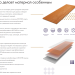 Фибросайдинг DECOVER 3600 x 190 x 8 мм Caramel купить в Нижнем Тагиле