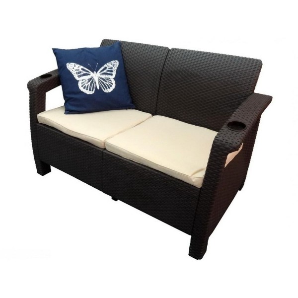 Двухместный диван Yalta Sofa Seаt венге купить в Нижнем Тагиле