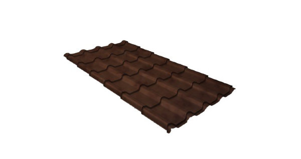 Металлочерепица камея 0,45 Safari Twincolor Brown купить в Нижнем Тагиле