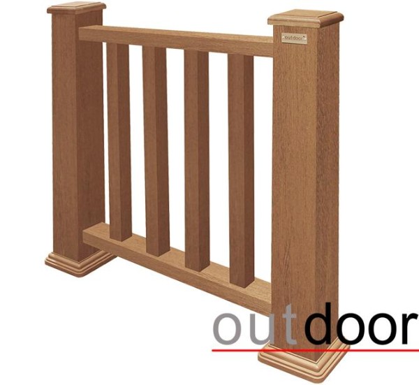Ограждение из ДПК Outdoor Классик 3D STORM дуб купить в Нижнем Тагиле