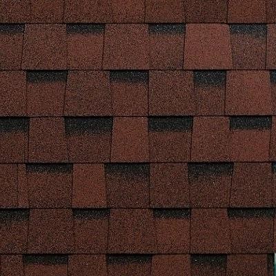 Двухслойная ламинированная черепица Shinglas, серия Фазенда – Красный купить в Нижнем Тагиле