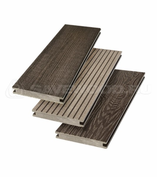 Террасная доска SW Fraxinus (R) полнотелая «SaveWood» Темно-коричневый купить в Нижнем Тагиле