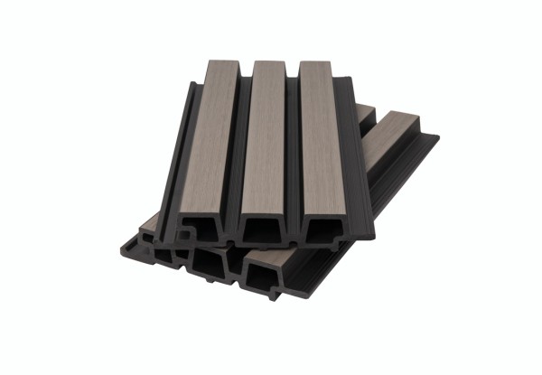 Фасадная панель брусковая двухцветная co-extrusion, snow mix купить в Нижнем Тагиле