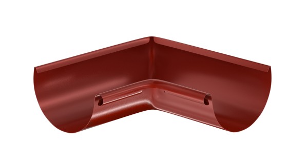 Водосток Aquasistem, система 150x100 - Угол желоба, внутренний 90° RR 29 Бургундский купить в Нижнем Тагиле