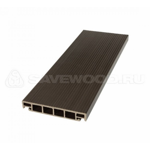 Террасная доска из ДПК SW-Salix «SaveWood» темно-коричневый купить в Нижнем Тагиле