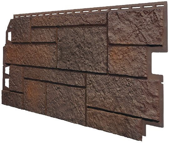 Фасадная панель VOX Sandstone (Сандстоун) темно коричневый купить в Нижнем Тагиле