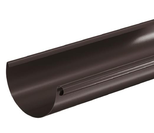 Водосток Aquasistem, система 150/100 - Водосточный желоб 3.00м RR 32 Тёмно Коричневый купить в Нижнем Тагиле
