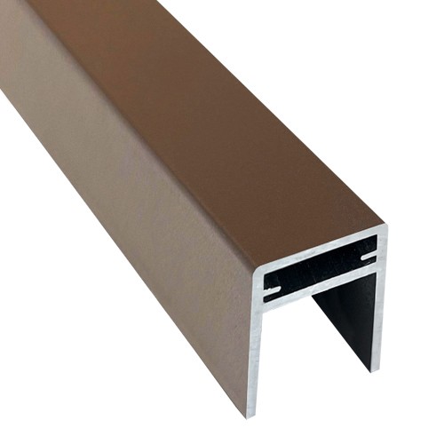 П-профиль Алюминиевый EasyDecking 35x25 Венге купить в Нижнем Тагиле