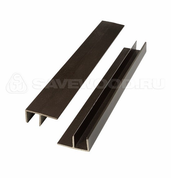 F-профиль ДПК Savewood – Тёмно-коричневый купить в Нижнем Тагиле