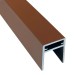 П-профиль Алюминиевый EasyDecking 35x25 Коричневый купить в Нижнем Тагиле