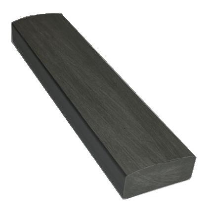 Лавочный брус Ecodecking Некст полнотелый брашированный 70х35 графит купить в Нижнем Тагиле