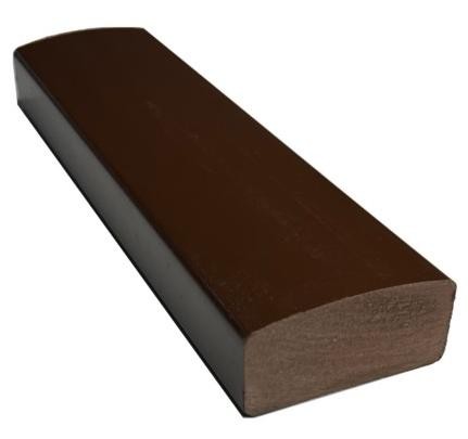 Лавочный брус Ecodecking Некст полнотелый глянцевый 70х35 шоколад купить в Нижнем Тагиле