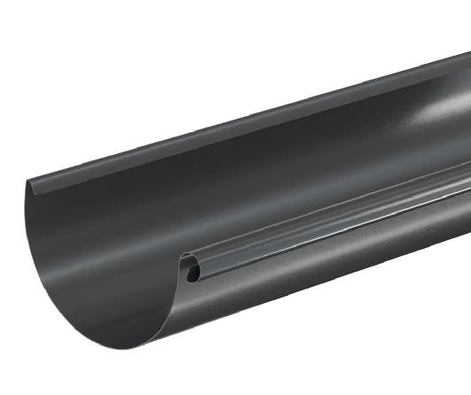 Водосток Aquasistem, система 150/100 - Водосточный желоб 3.00м RAL 7024 Тёмно-серый купить в Нижнем Тагиле
