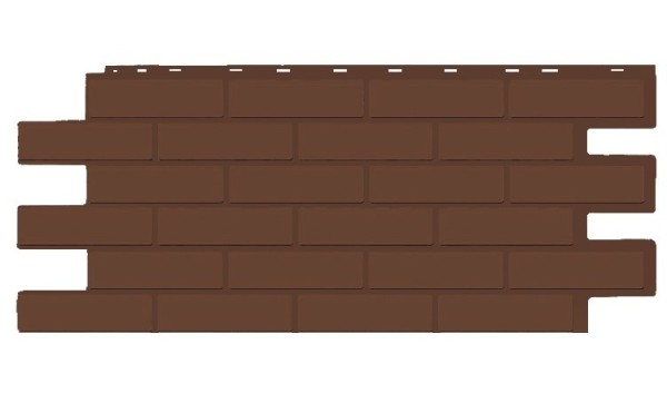 Фасадная панель T-Siding Кирпич Модерн Эко Браун купить в Нижнем Тагиле