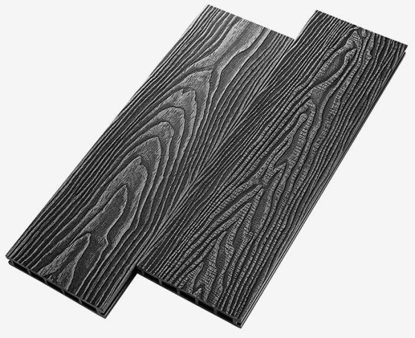Террасная доска из ДПК RusDecking Unodeck Vintage - Графит купить в Нижнем Тагиле