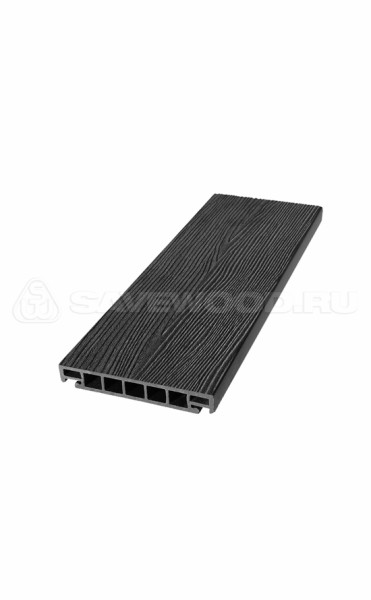 Террасная доска из ДПК SW Salix (S) (R) черный купить в Нижнем Тагиле